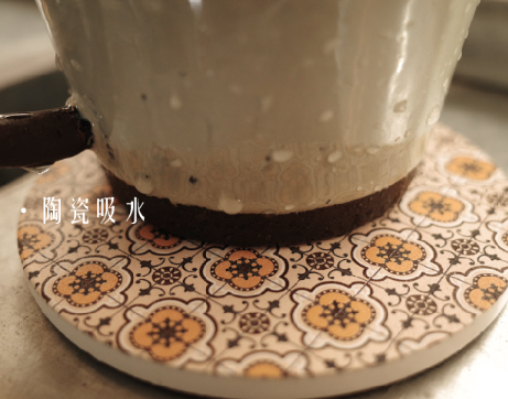 Pet Family Series Ceramic Absorbent Coaster for Drinks